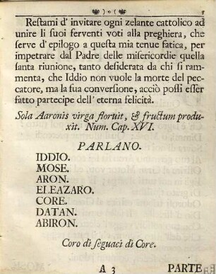 [La missione sacerdotale] : [oratorio da cantarsi nella capella di corte il venerdi santo l'anno MDCCXLVI per comando del serenissimo elettore Palatino]