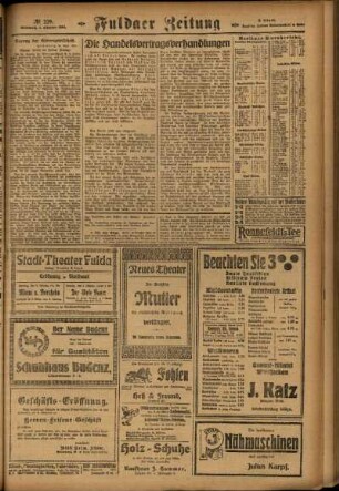 Zweite Ausgabe vom Mittwoch, den 01. Oktober 1924.