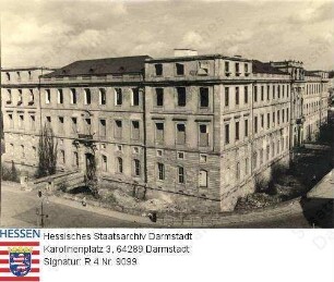 Darmstadt, Schloss - Ruine - Zerstörte Südost-Seite