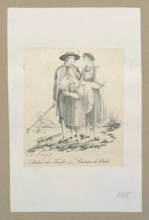 "Baden'sche Tracht - Costume de Bade"