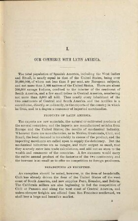 Trade and transportation between the United States and Spanish America