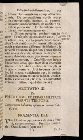 133-142, Diei Secundae Meditatio III
