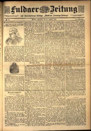 Ausgabe vom Mittwoch, den 23. Januar 1901.