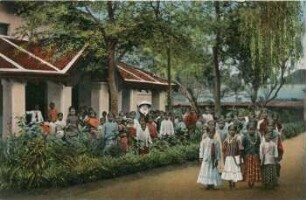 Mädchenschule in Tandschaur, Ostindien [Serie Indien III]