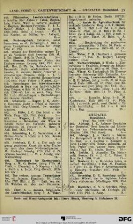 Literatur (Nr. 666-892)