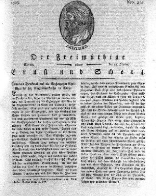 Nro. 215, Montag den 28. Oktober