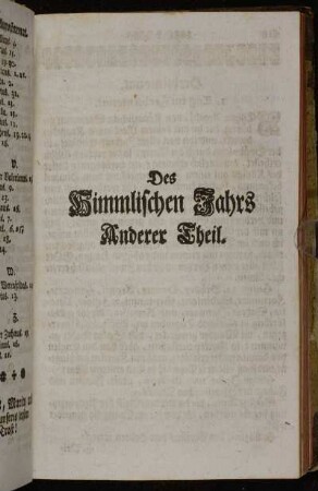Des Himmlischen Jahrs Anderer Theil.