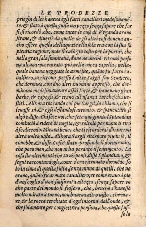 Splandiano, e le sue prodezze, lequali seguono i 4 libri di Amadis di Gaula suo padre