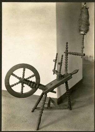 Museum: Spinnrad, 18. Jh.