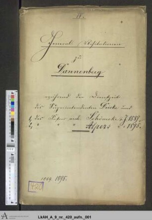 Dannenberg: Visitationsakten