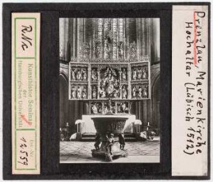 Prenzlau: Marienkirche, Hochaltar