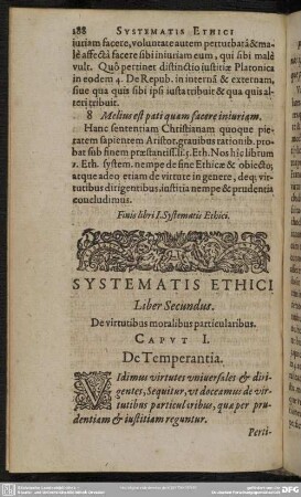 Liber Secundus. De virtutibus moralibus particularibus