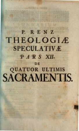 Theologia ad mentem Doctoris Thomae, 12