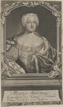 Bildnis von Maria Antonia, Kurfürstin von Sachsen