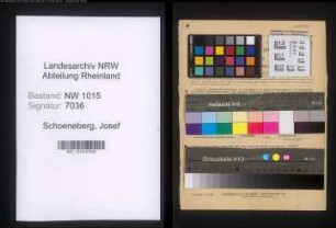Entnazifizierung Josef Schoeneberg , geb. 13.02.1909 (Kaufmann)