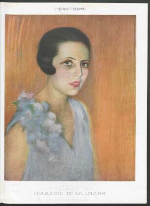 Retrato de la señora Germaine de Ullmann, pastel