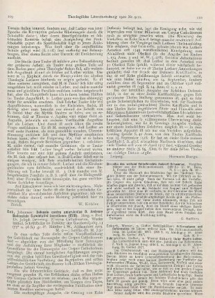 110-111 [Rezension] Schlipköter, Gustav, Unser Martin Luther