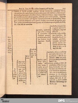 Tab. IV. De viribus humanis post lapsum.