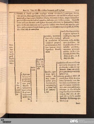 Tab. IV. De viribus humanis post lapsum.
