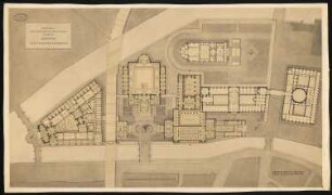 Wettbewerb Museumsinsel, Berlin: Grundriss des zweiten Hauptgeschosses