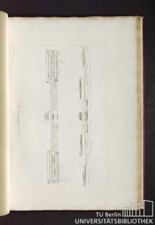 Pl. 6. Coupe et elevation de l'hotel dieu de Mr Vien.