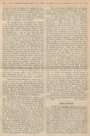 370-374 Kleine Kritiken