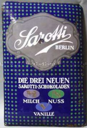 Werbeschild "Sarotti"