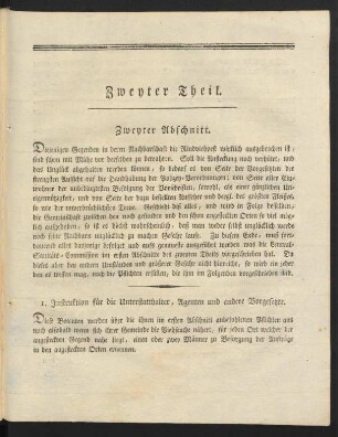 Zweyter Theil. Zweyter Abschnitt.