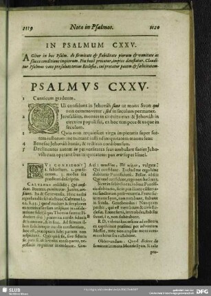 In Psalmum CXXV.[i.e. CXXIV.] Psalmus CXXV.[i.e. CXXIV.]