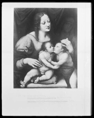 Maria mit Kind und Johannes, im Hintergrund Elisabeth