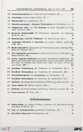 Arbeitszimmer (Nr. 183-220)