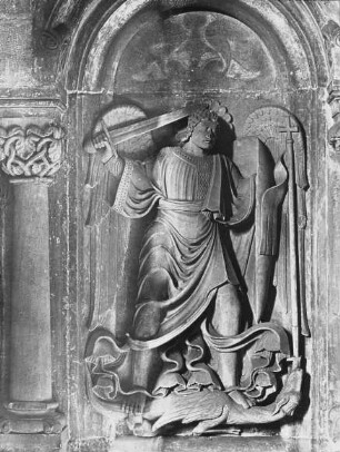 Bamberg, Dom, südliches Seitenschiff, Hl. Michael