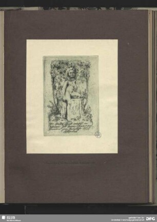 Neujahrskarte von Bruno Héroux