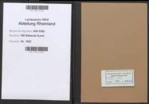 Landeszuschüsse an den Rheinischen Heimatbund, Neuß.