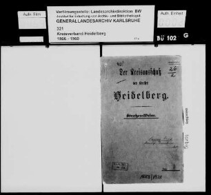 Kreisweg 1 d: [Ladenburg-]Rosenhof (Kreis Mannheim) - Dossenheim