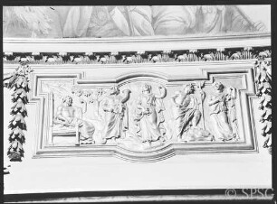 Berlin, Schloss Berlin, Elisabethsaal, Andreas Schlüter, Deckenkehlung Relief, R.: 844.