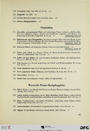 Ostasiatica (Nr. 314-323)