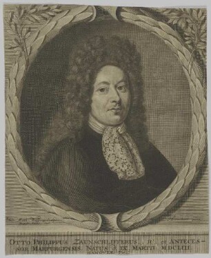 Bildnis des Otto Philippus Zaunschlifferus