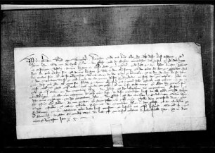 Graf Ulrich III. verspricht gegen Zahlung von 400 lb. h., das Stift Sindelfingen im Besitz der Kirchen zu Leonberg und Weilimdorf, der Güter zu Korntal, der Huben zu Weilimdorf und der zwei Höfe zu Hirschlanden nicht mehr zu irren.