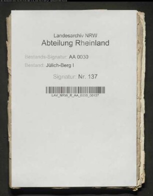 Gedenkzettel (Memorialien) des Kanzlers Wilhelm LÜNINCK
