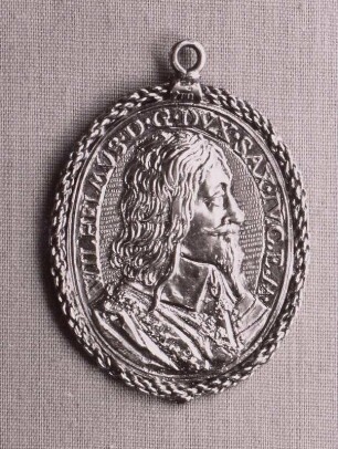 Medaille mit Bildnis Wilhelms von Sachsen