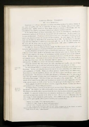Sanitary notes. Khartoum
