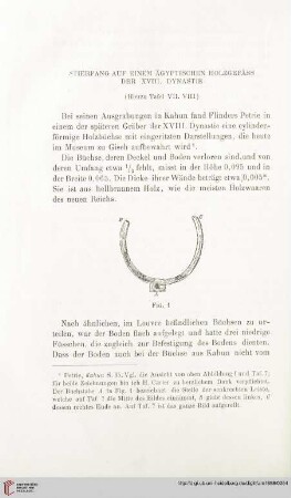 23: Stierfang auf einem ägyptischen Holzgefäss der XVIII. Dynastie