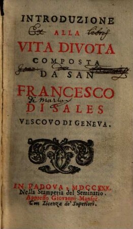 Introduzione Alla Vita Divota