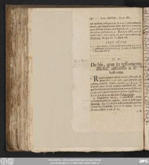 Tit. IV. De his, quae in testamento, delentur, inducuntur & inscribuntur.