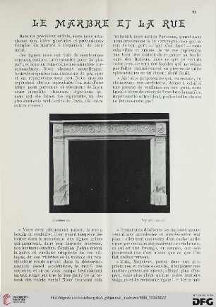 1: Le marbre et la rue, [2]