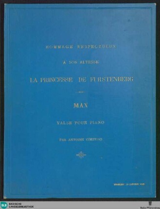 Waltzes - Don Mus.Ms.Ded. 40 : pf; F