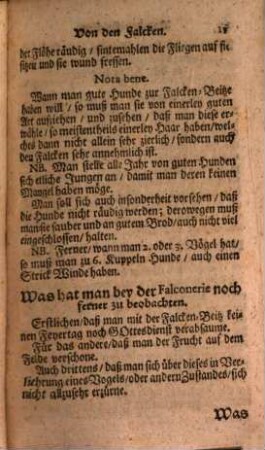 Fürst-Adeliche neu-ersonnene Jagd-Lust : bestend in zweyen Haupt-Theilen. 2, Falconeria curiosa