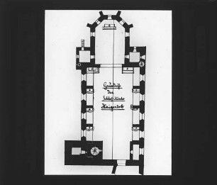 Haigerloch: Schlosskirche (Grundriss)