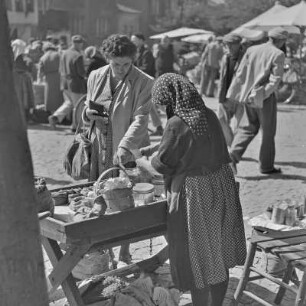 Auf dem Wochenmarkt in Plowdiw